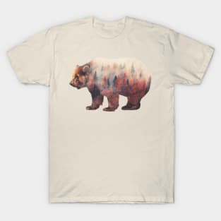 Bear - Double Exposure T-Shirt